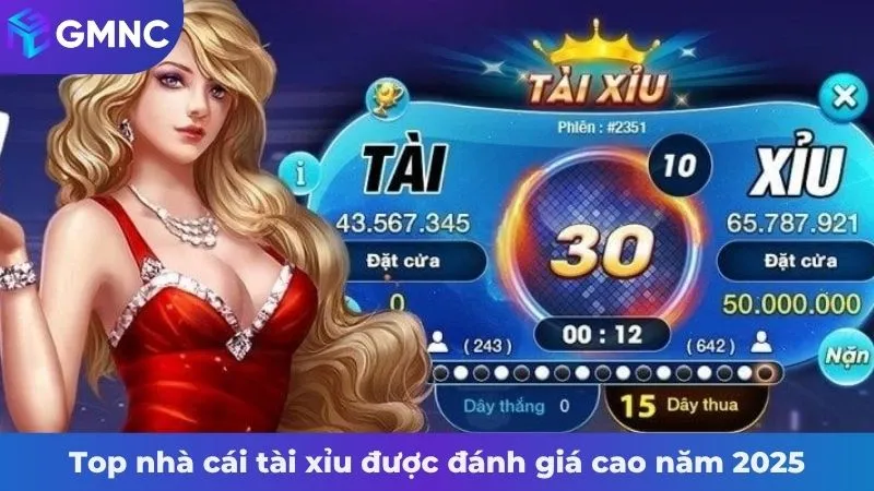 Top nhà cái tài xỉu được đánh giá cao năm 2025