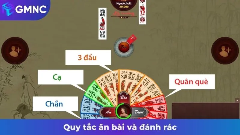 Quy tắc ăn bài và đánh rác