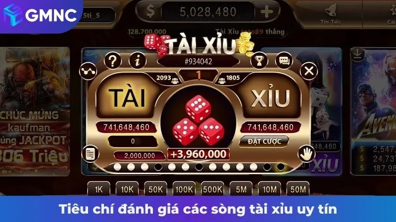 Tiêu chí đánh giá các sòng tài xỉu uy tín