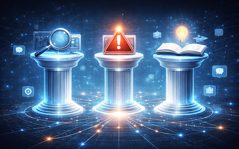 Mô hình hoạt động của GMNC trong môi trường số